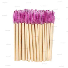 Wooden pole eyelash brush🧹