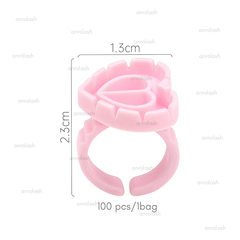 100pcs glue ring 💚