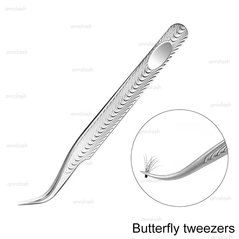 Silver textured tweezers💎