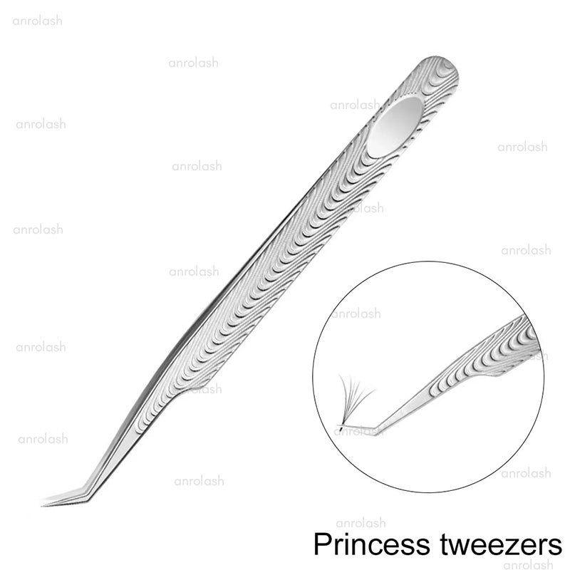 Silver textured tweezers💎