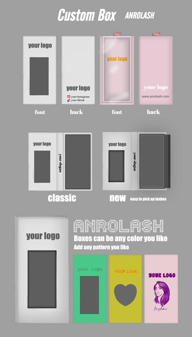 customizable lash box