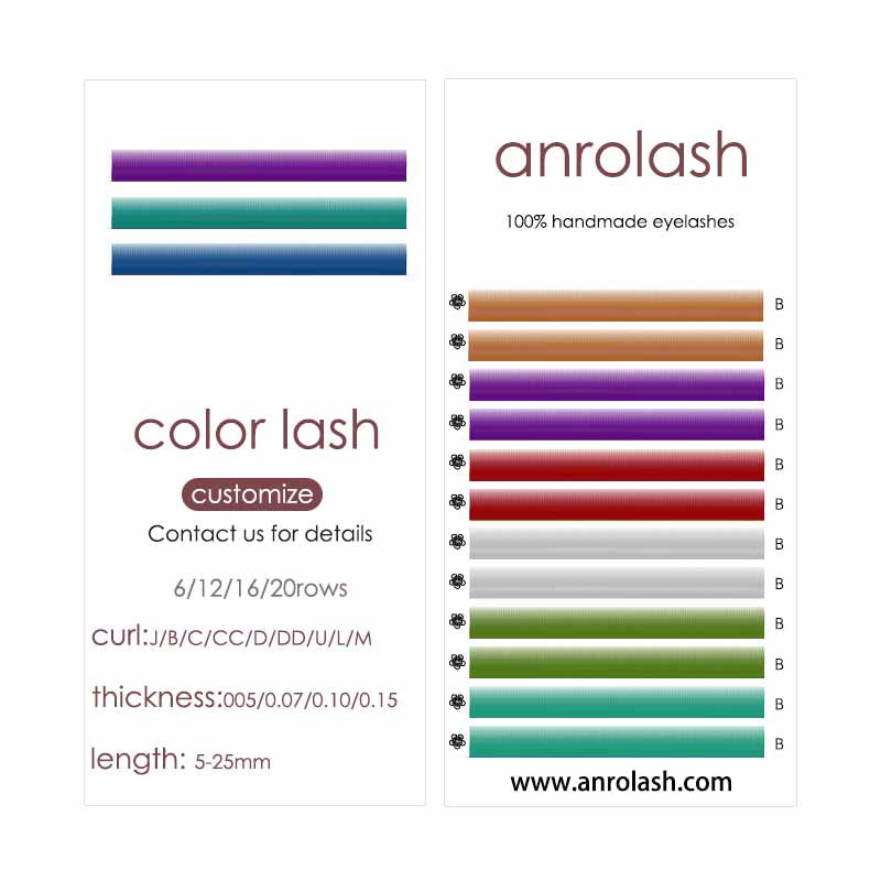 color lashes