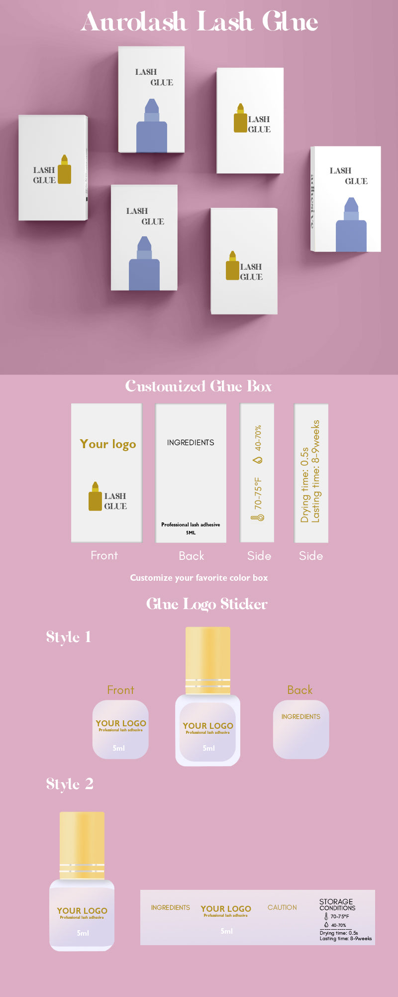 custom glue package